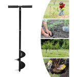 Tarire manuelle pour trous de poteaux, 5. 9  x 33. 46 , foreuse manuelle pour trous de poteaux, foreuse ...