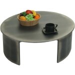 Mendler - table basse hwc - l74 - table d'appoint table de salon - certifiée mvg industrial - ronde Ø80cm ... Mendler - table basse hwc - l74 - table d'appoint table de salon - certifiée mvg industrial - ronde Ø80cm ...