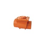 Clapet anti - retour pvc rouge 125