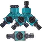 S�parateur de tuyau d'arrosage � 2 voies - raccordement distributeur d'eau pour tuyau d'arrosage, raccord ...