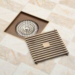 Serbia - 10 x 10cm carré salle de bains douche drain siphon de sol piège grille déchets passoire fil ... Serbia - 10 x 10cm carré salle de bains douche drain siphon de sol piège grille déchets passoire fil ...