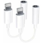 Serbia - 2 pack?adaptateur lightning vers jack 3, 5 mm adaptateur casque de certification mfi pour iphone ... Serbia - 2 pack?adaptateur lightning vers jack 3, 5 mm adaptateur casque de certification mfi pour iphone ...