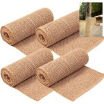 Serbia - 4 rouleaux de 30 cm x 3 m en toile de jute natur pour arbres d'hiver, enveloppes de protection ...