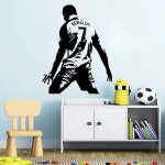 Serbia - 5874cm - joueur de football cristiano ronaldo mur wall art decal stickers nursery gar�ons enfants ...