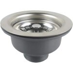 Serbia - bonde vier sans trop - plein panier inox  110 mm 1', inox + abs, bonde + panier