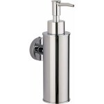 Serbia - distributeur de savon mural en acier inoxydable 304, pour la décoration (rond, chromé) Serbia - distributeur de savon mural en acier inoxydable 304, pour la décoration (rond, chromé)