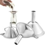 Serbia - entonnoir en acier inoxydable, 3 pices mini entonnoir inox entonnoirs de cuisine en acier inoxydable ...