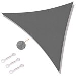 Serbia - gris - 4 x 4 x 4 m voile d'ombrage triangulaire toile d'ombrage protection uv pour extérieur, ... Serbia - gris - 4 x 4 x 4 m voile d'ombrage triangulaire toile d'ombrage protection uv pour extérieur, ...