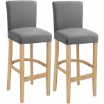 Housses de chaise de bar, housse de chaise lavable extensible et amovible pour chaise de salle  manger ...