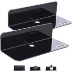 Serbia - noir - lot de 2 étagères murales, pour agrandir l'espace mural - étagère acrylique sans perçage ... Serbia - noir - lot de 2 étagères murales, pour agrandir l'espace mural - étagère acrylique sans perçage ...