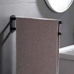 Serbia - porte - serviettes en acier inoxydable sans poin�on salle de bain porte - serviettes double ...
