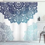 Rideau de douche, vibrant color mandala, tissu ensemble de dcor de salle de bain avec crochets, 180x200 ...