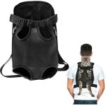 Sac  dos ventral pour moyen petit chien, sac de transport devant pour chien, sac d'accessoires de voyage ...