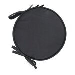 Set de 4 coussins d'assise ronds, coussins de chaise ronds, coussins de chaise gris fonc pour table ...