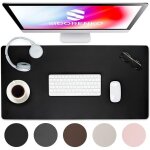 Serbia ? tapis de bureau en cuir synth�tique 80x40cm ? antid�rapant ? r�sistant aux rayures ? grand tapis ...