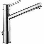 Paffoni - mlangeur de lavabo haut avec bec long birillo bi081cr93 chrom - vidage automatique 1'1 / ...