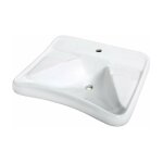 Idral rubinetteria - s�rie easy lavabo ergonomique en c�ramique idral 10192 blanc - c�ramique