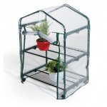 Verdelook - serre � 2 niveaux avec roues 69 x 49 x 98cm