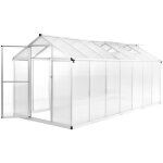 Vidaxl - serre aluminium 421x190x195 cm 15, 6 m