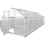 Serre aluminium 481x250x195 cm 23, 44 m� vidaxl