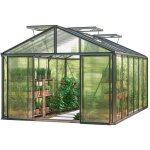 Gfp - serre asteria 24 light 311x460 cm avec cadre de fondation intgr panneaux double paroi 12 mm, ...
