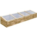 Serre bois de pin imprgn 200x50x35 cm vidaxl