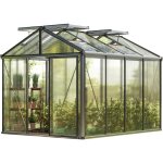 Gfp - serre diamas 22 light 235x311 cm avec cadre de fondation intgr panneaux double paroi 12 mm, couleur ...