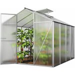 Gfp - serre eco - star 4 cadre aluminium 192x256 cm plaques double paroi 6 mm ind�formables & r�sistantes ...