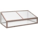 Serre gris 110x58, 5x39 cm bois de sapin vidaxl