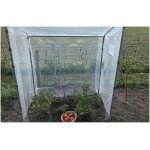 Serre de jardin dim. 1l x 1, 73l x 2, 03h m bche pe 200 haute densit transparente structure tubes ...
