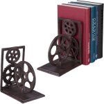 Serre - livres, lot de 2, presse - livres en fonte, range - livres, d�coration vintage, pellicule, hxlxp: ...