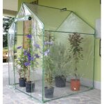 Serre - maisonnette verdemax ?clematis? 155�155�h205 cm ? b�che transparente incluse