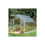 Halls - serre polycarbonate magnum 108 avec base - 8. 30 m, couleur silver