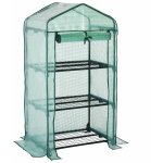 Gardebruk - serre de jardin avec b�che en poly�thyl�ne 0, 34 m� serre l�gumes plantes fleurs 3 tablettes ...