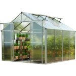 Gfp - serre topas 4 cadre aluminium 225x259 cm plaques double paroi 6 mm indformables & rsistantes ...