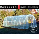 Dancover - serre tunnel 130, 3x6x2, 1m, 18m, transparent