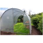 Les serres tonneau - serre tunnel de jardin 13, 5m dim. 4, 5l x 3l x 2, 17h m 2 portes pivotantes pieds ...
