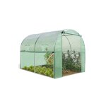 Idmarket - serre tunnel de jardin 4 saisons 6m� verte gamme mara�ch�re roma 2x3m