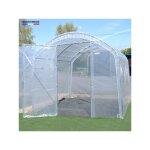 Atout loisir - serre tunnel pro - 330 larg 3m30, long 4 m, façade 1 porte simple et 1 façade pleine Atout loisir - serre tunnel pro - 330 larg 3m30, long 4 m, façade 1 porte simple et 1 façade pleine