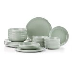 Service de table set 100% porcelaine multicolore