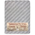 Serviette d'ameublement grand foulard couvre - lit housse de canap� fashion fabric gris 1 place