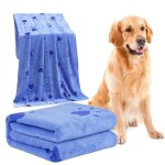 Serviette pour chien, serviette de bain en microfibre � s�chage rapide pour chien, serviettes de s�chage ...
