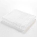 Douceur d'intrieur - serviette ou drap de bain 90 x 150 cm tendresse blanc