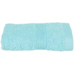Serviette invité praia coton bleu turquoise 30x50cm - atmosphera créateur d'intérieur Serviette invité praia coton bleu turquoise 30x50cm - atmosphera créateur d'intérieur