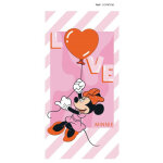 Serviette de plage - disney minnie - - love - - 70x140 cm