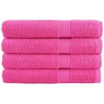 Serviettes de sauna de qualit� sup�rieure solund 4 pcs rose vidaxl