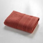 Serviette de toilette 50x90 cm - 500g / cm� - terracotta