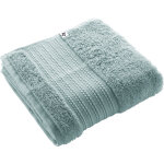 L'effet papillon - serviette de toilette garance coton bio 600 g / m 50x90 bleu