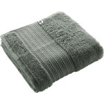 L'effet papillon - serviette de toilette garance coton bio 600 g / m� 50x90 vert