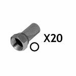 Servimat 20 fiches f 7 mm � visser avec joint tnt sat tv